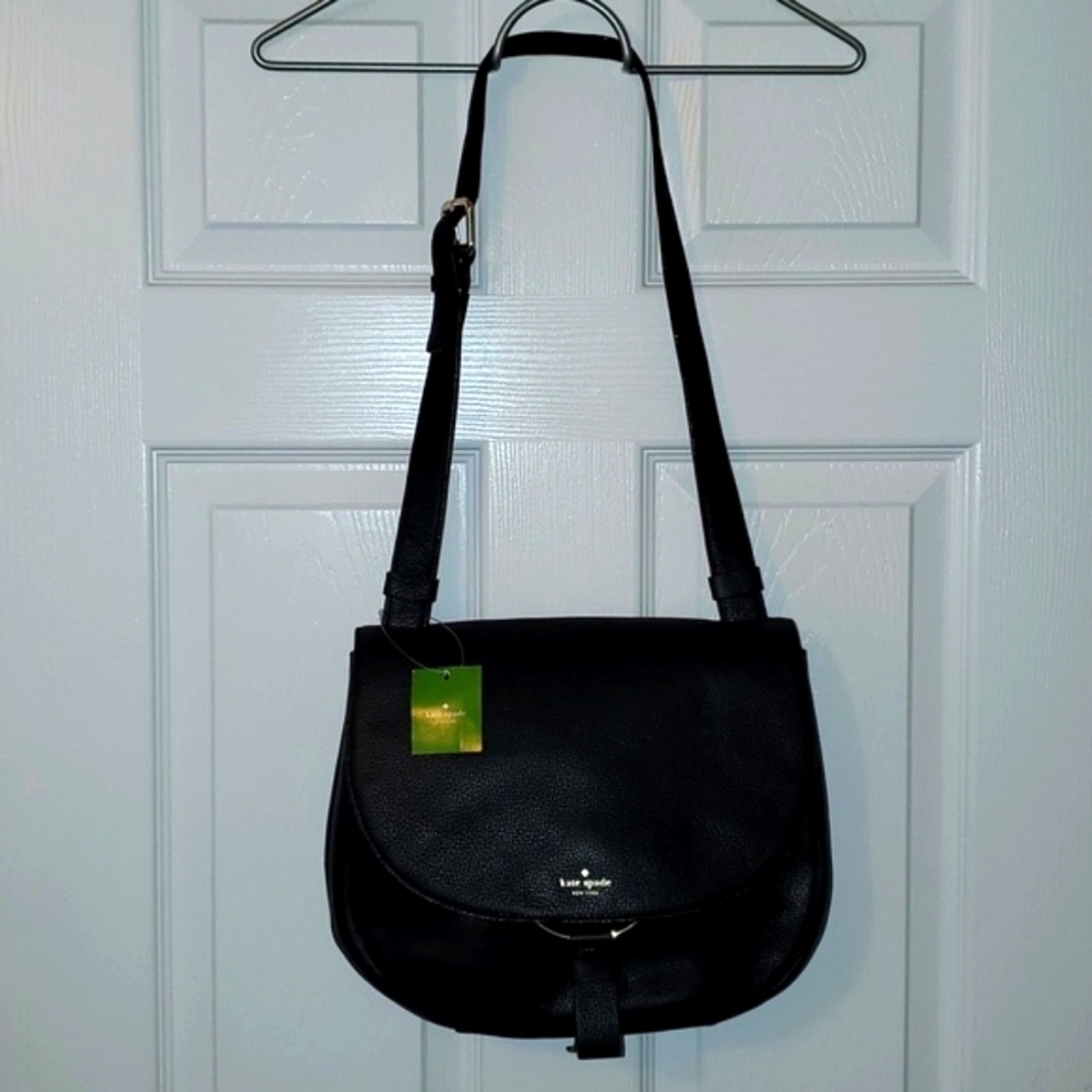 NWT Kate Spade New York Anikka Clarke Street Black Shoulder Bag Purse